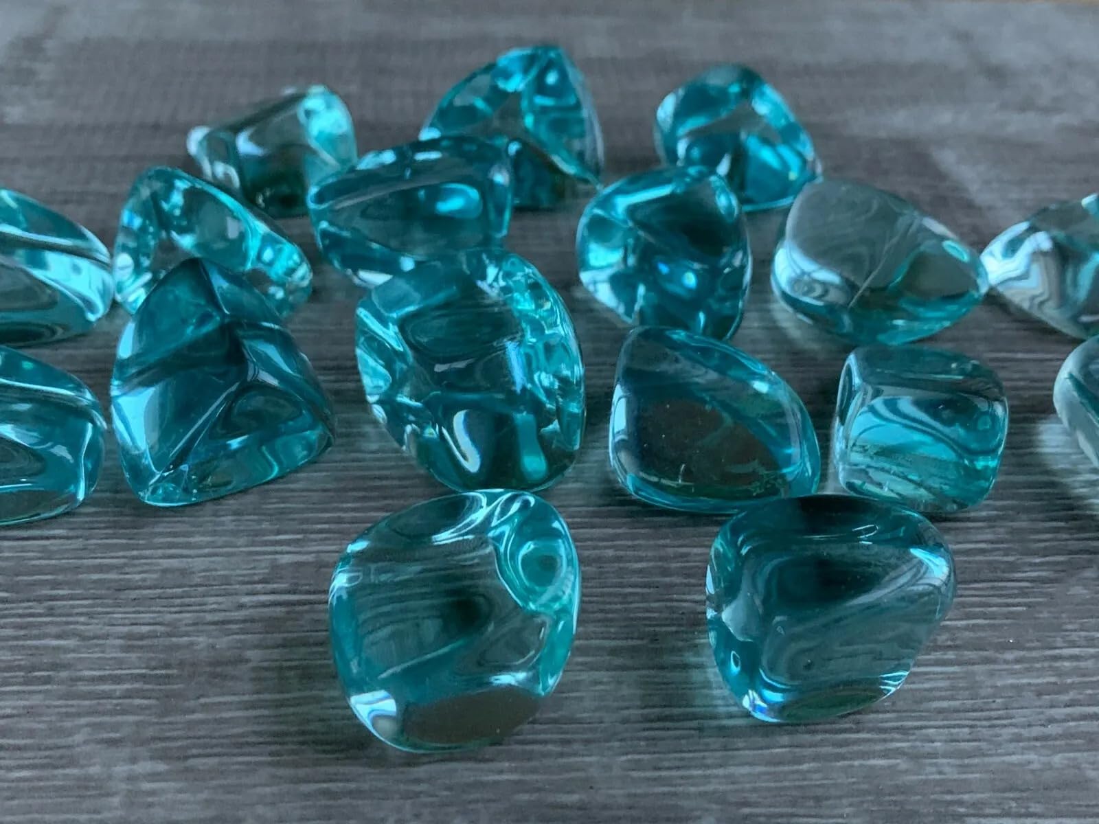オプシディアン アクアブルー Amazon.com: GAF TREASURES 5 Pcs Blue Aqua Obsidian Tumbled